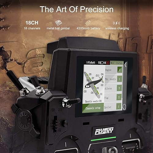 Miniatura 7 de GoolRC Flysky Paladin PL18 2.4GHz 18CH Transmisor de radio con receptor FS-FTr10 y FTr16S para RC FPV Racing Drone Avión Helicóptero Multicopter