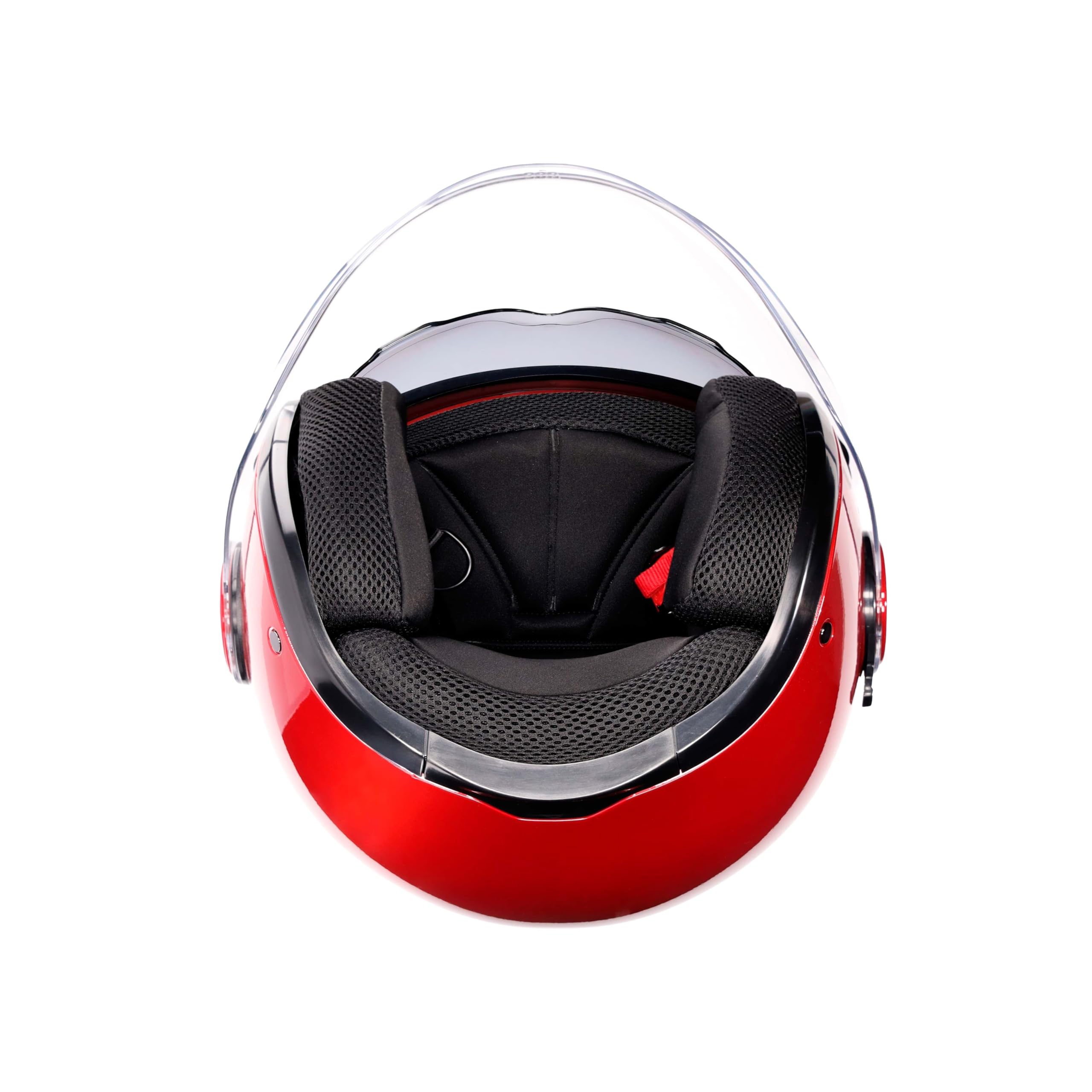 AGV - ETERES E2206, Casco Moto Jet, Unisex, Corsa Red, L