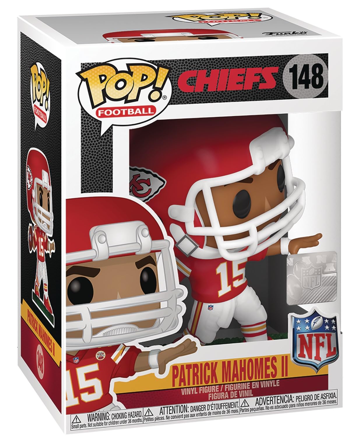 Funko Pop! NFL パトリック・マホームズ/KC・チーフス148 Amazon.com: Funko Patrick Mahomes II (Chiefs) NFL Pop