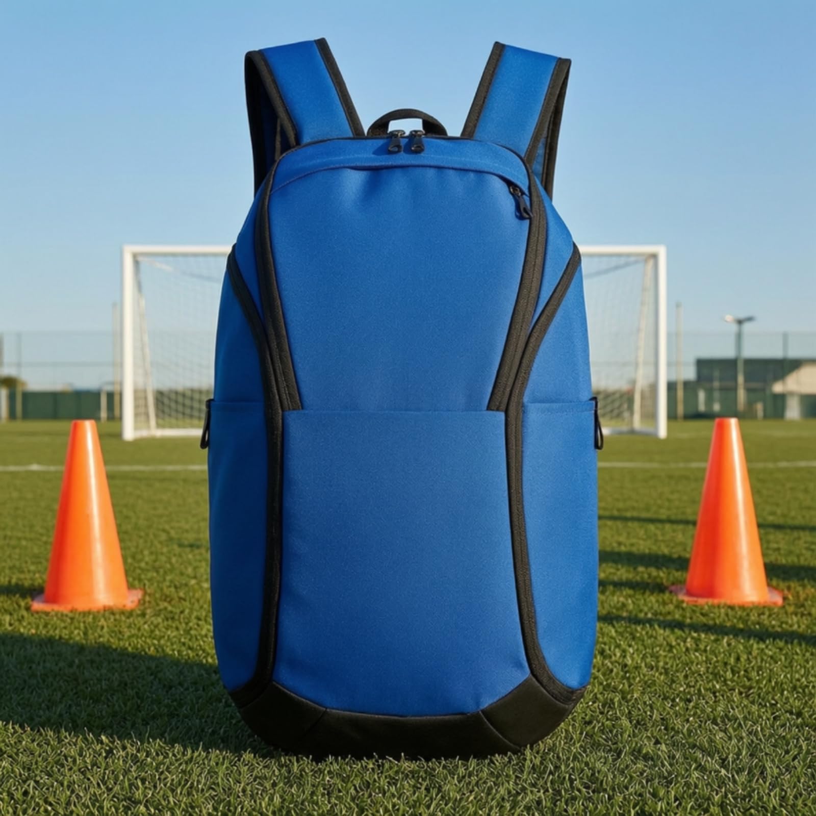 Zaino Sportivo con Scomparto Palla Zaino da Allenamento Borsa da Pallone Borsa con Scomparto Scarpe Oxford 25l Tracolle Imbottite Tasche Multiple