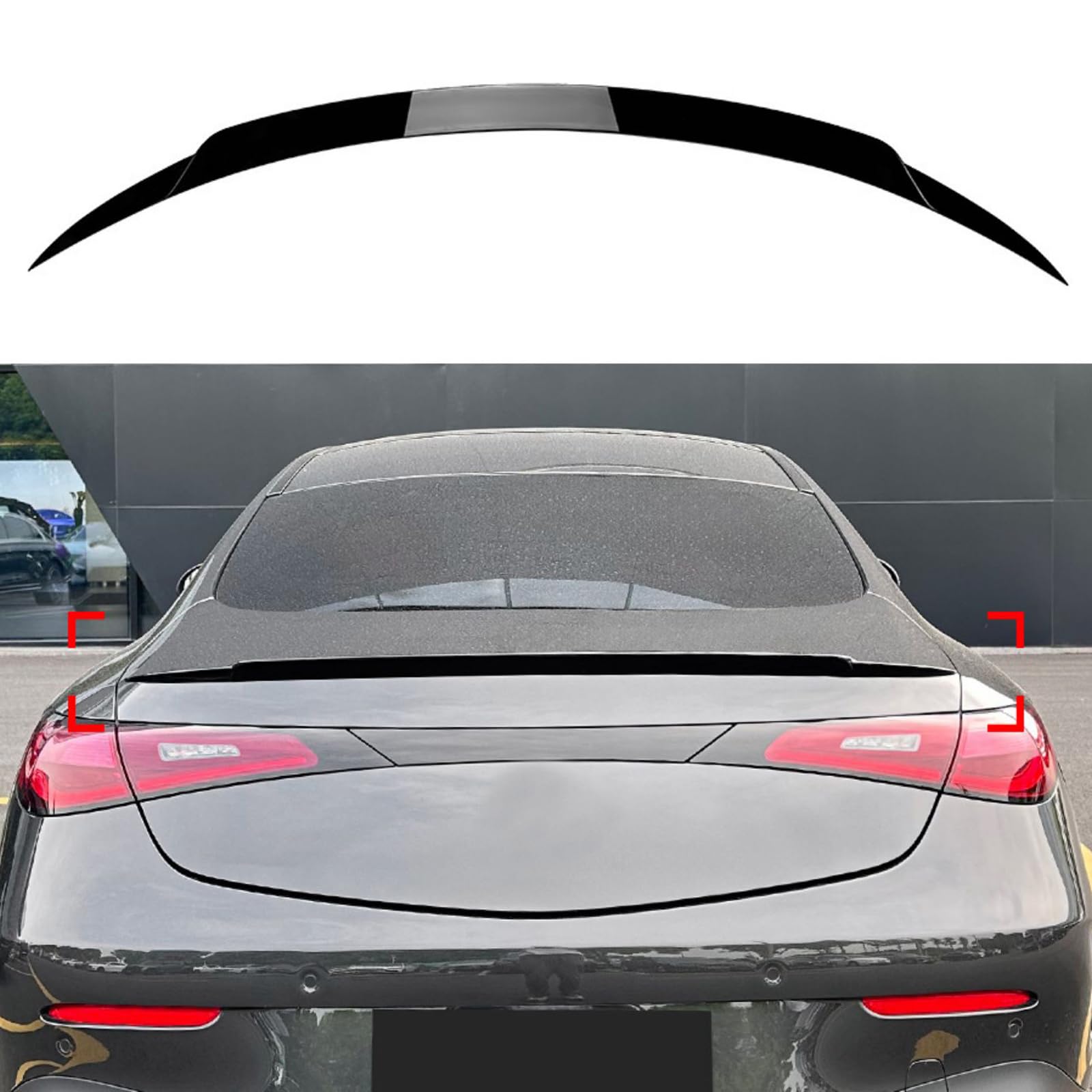 Auto ABS Spoiler Posteriori per Mercedes-Benz CLE Coupe C236 AMG 2024+, sul Tetto Bagagliaio Alettone Ala Labbro Modifica Accessori
