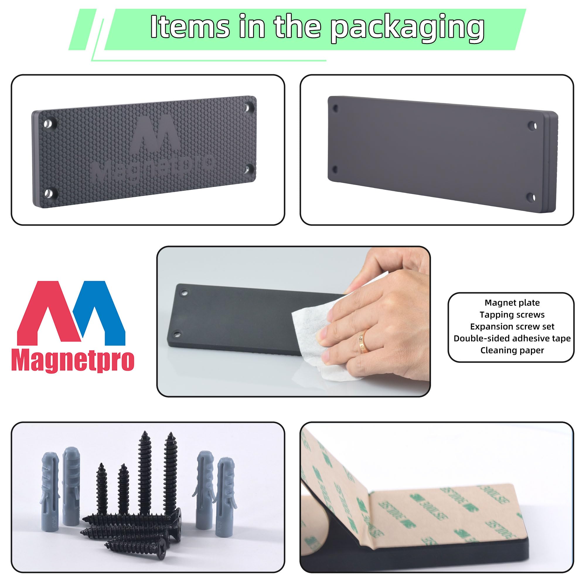 Magnetpro Magnes na broń wielkogabarytową Magnetyczny uchwyt Quickdraw do pistoletów, strzelb, haczyków wędkarskich, montaż na zewnątrz i wewnątrz do domu, biurka, akcesoriów do ciężarówek