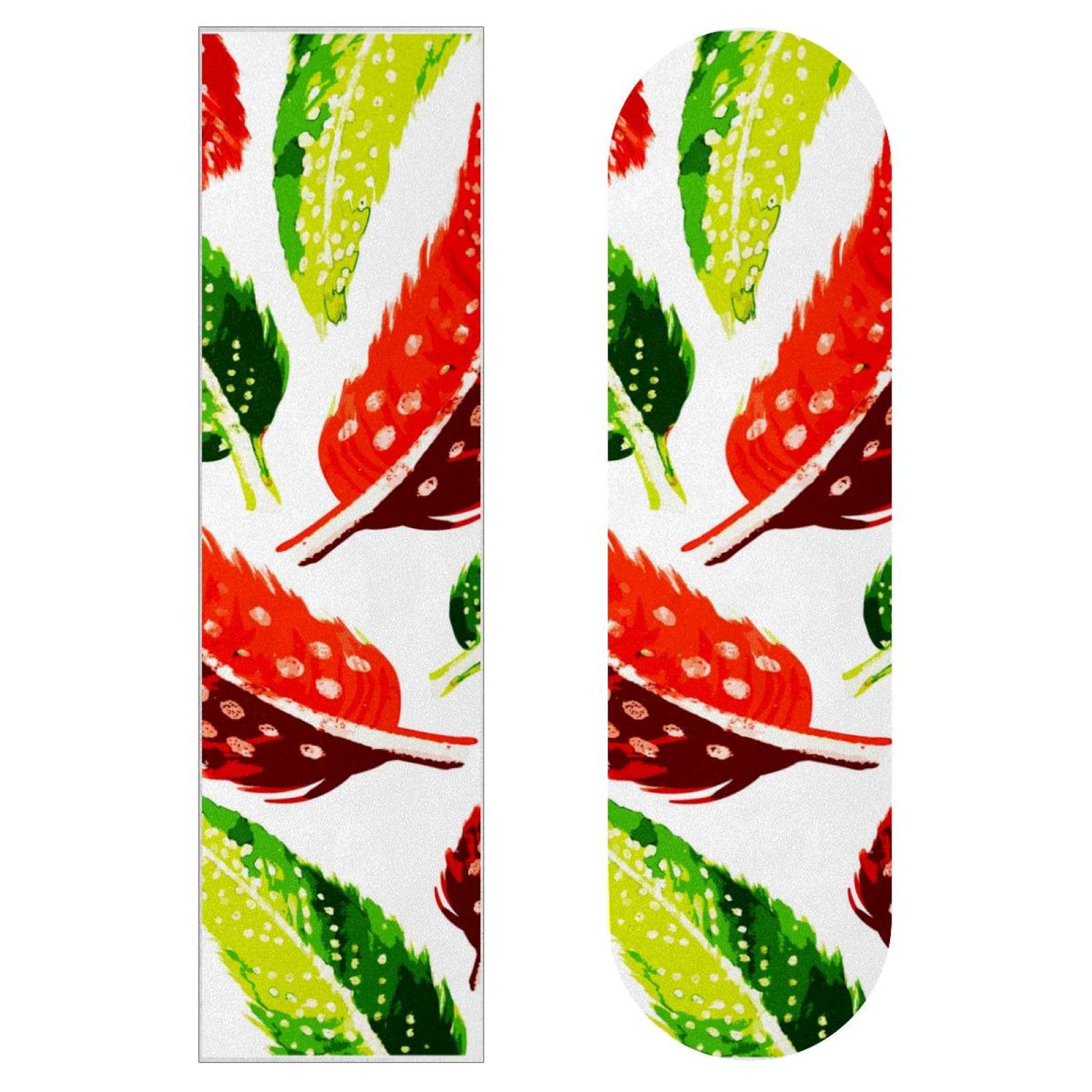 Boho Bohemia Skateboard-Griptape, Schleifpapier, Longboard, Aufkleber, Scooter, Deck, Sandpapier, 2 Stück