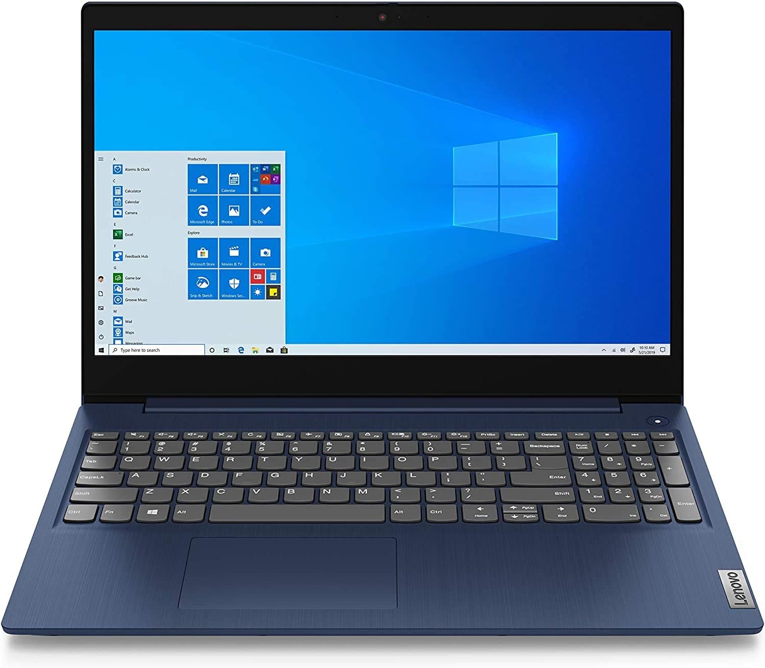 Lenovo IP 3 Touch Intel® Core™i5-10210U, 8GB RAM,256GB SSD , 15.6" HD (Touch), CAM, BT, Wi-Fi, , Win10, English KB , Abyss Blue
