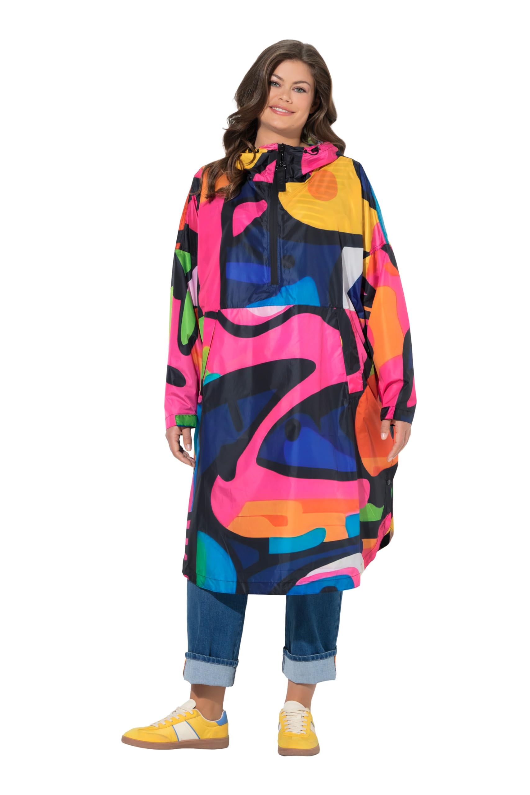 Laurasøn Funktions-Regencape, Unisex, Print, Kapuze 845047