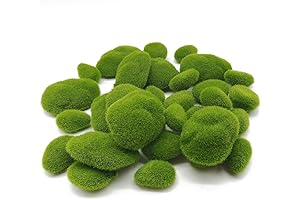Natural Aesthetic Delight with TIHOOD Artificial Green Moss Balls