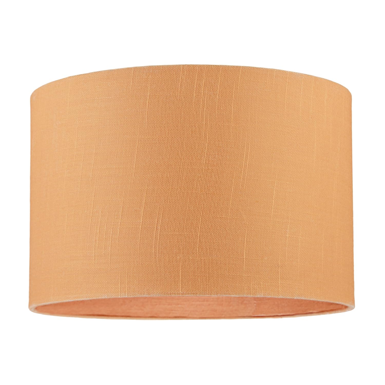 Happy Homewares - Lamp Shade - Textured Linen - 12 inches - Peach