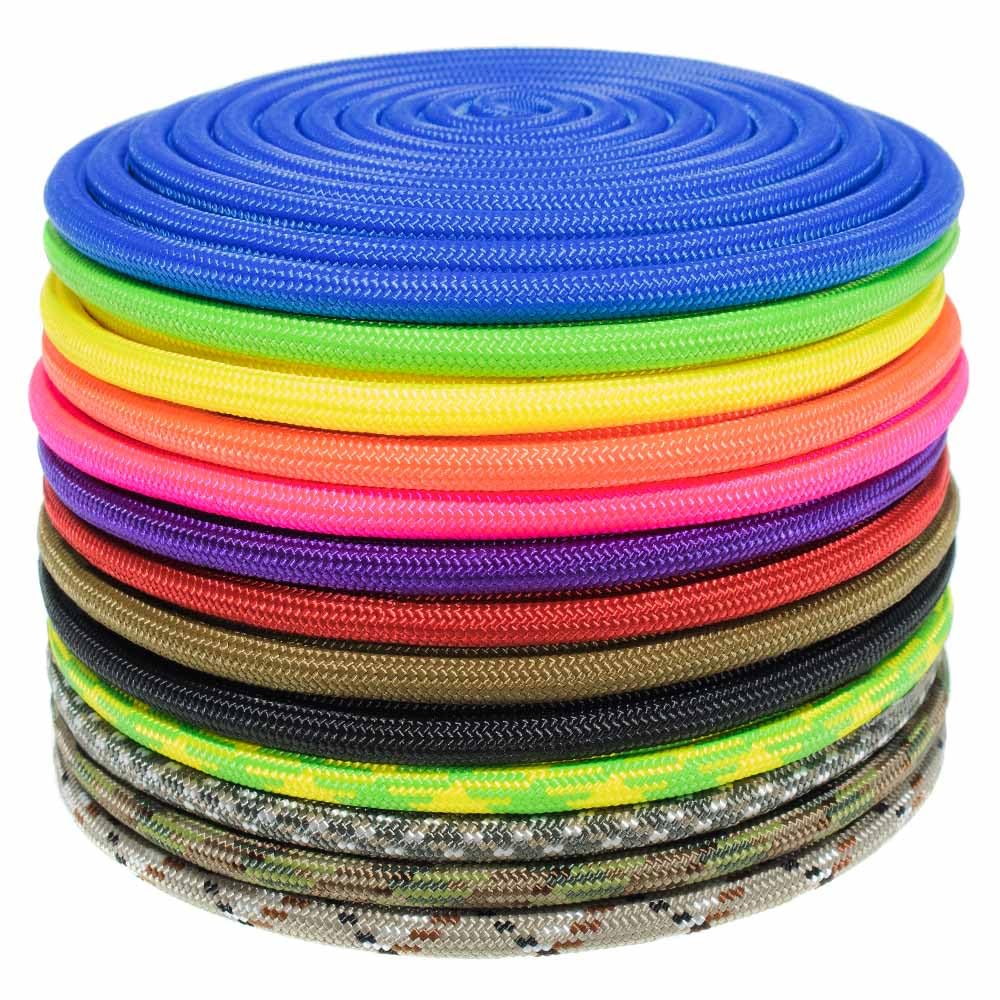 Paracord Planet Nylon Accessory Cord (1/4 Inch, Acid Purple, 100 Feet) - Paramax Nylon Cord - All-Purpose Utility