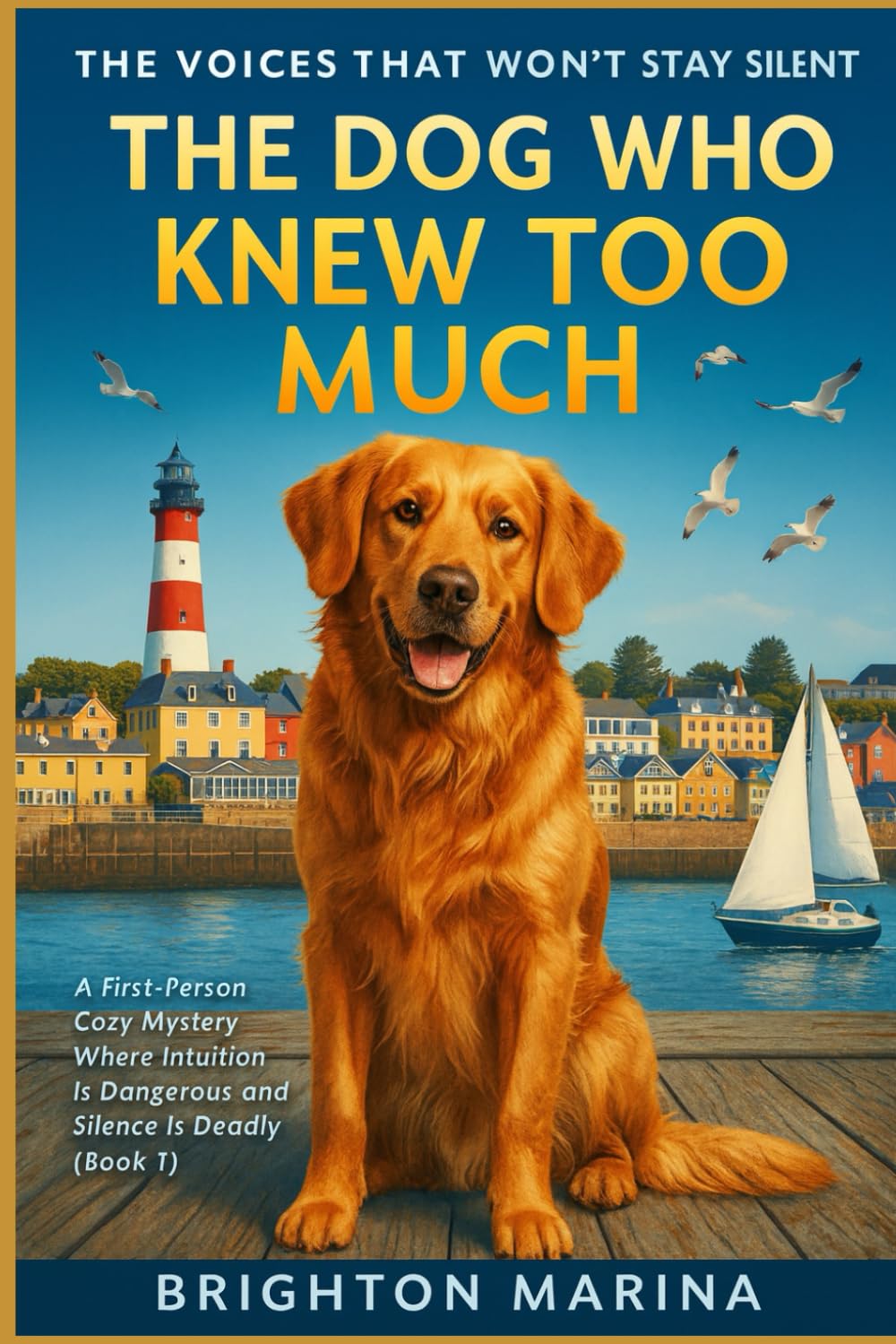 THE DOG WHO KNEW TOO MUCH: A First-Person Cozy Mystery Where Intuition Is Dangerous and Silence Is Deadly (Book 1) (THE VOICES THAT WON’T STAY SILENT)