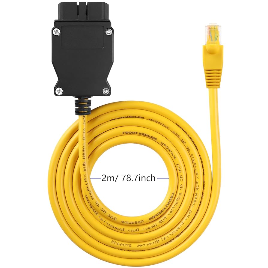 ICD2点セット Amazon.co.jp: CERRXIAN ENET OBD2 RJ45ケーブル，イーサネット