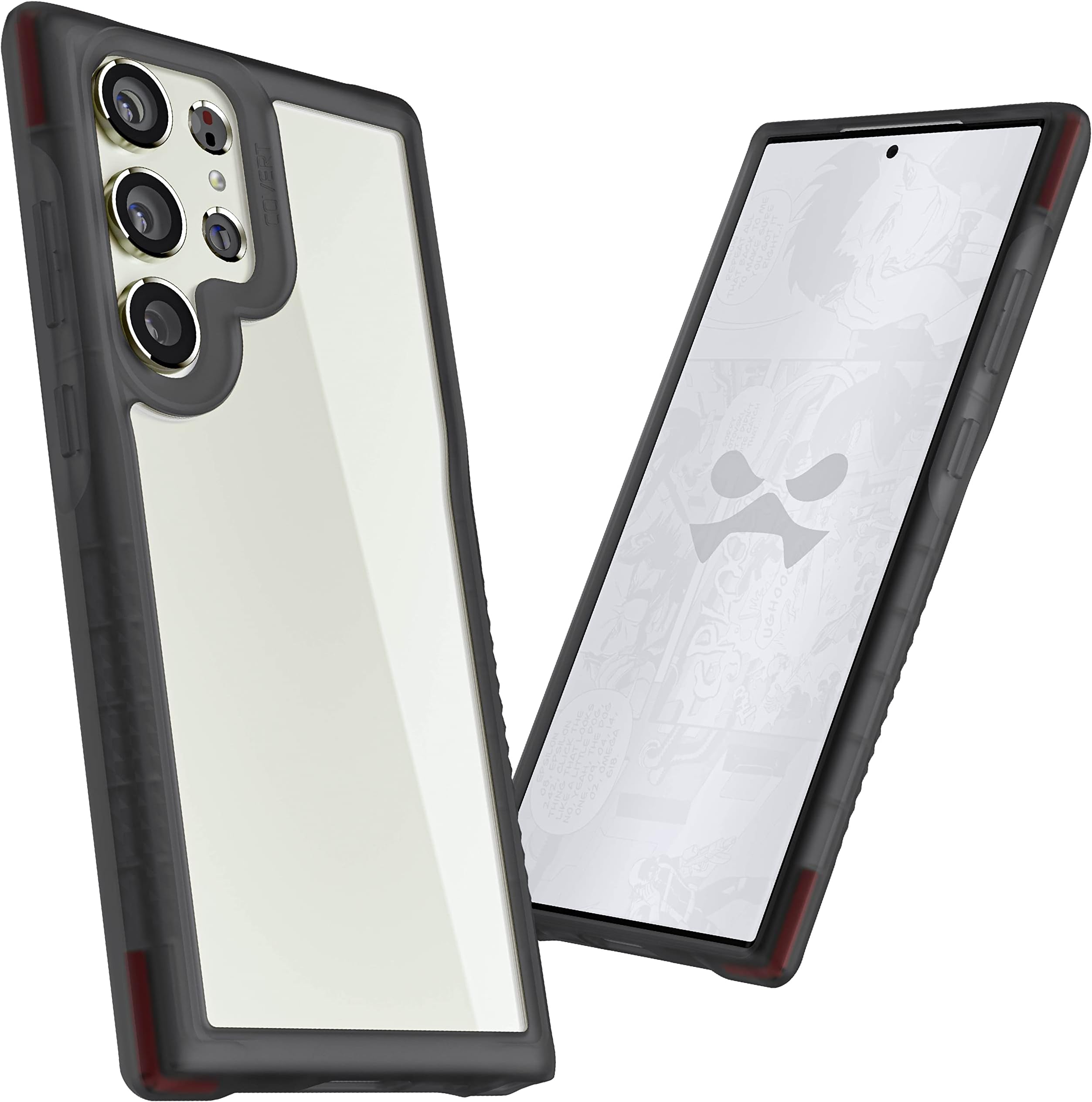 Ghostek COVERT Clear Case for Samsung Galaxy S23 Ultra (6.8") - S-Pen Stylus Access, Premium Shockproof Design, Wireless Charging Support