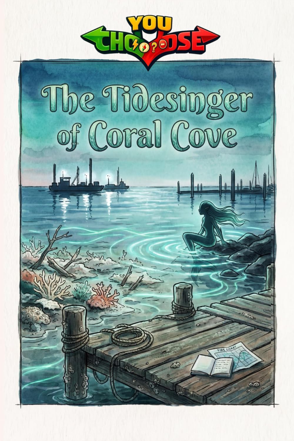 The Tidesinger of Coral Cove: A Quest where you say which way the story goes, as every choice helps shape your own ending (Agency of Mythical Creature ... in a choose your own interactive adventure)