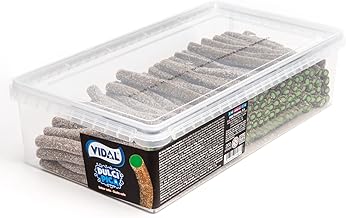 Vidal Dulcipica Cola. Licorice filled with intense cola flavor and covered with spade. Colour brown and green. Pack of 200 units.