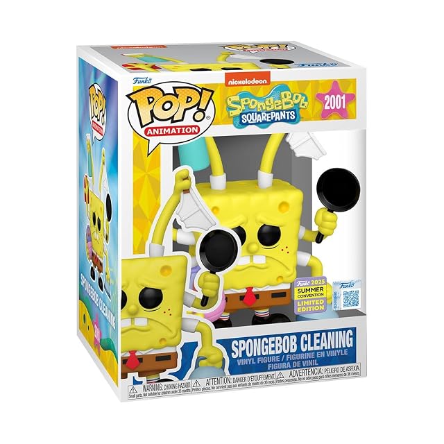 Foto 3 de 3 de Funko Pop Premium Bob Esponja Limpieza 2001