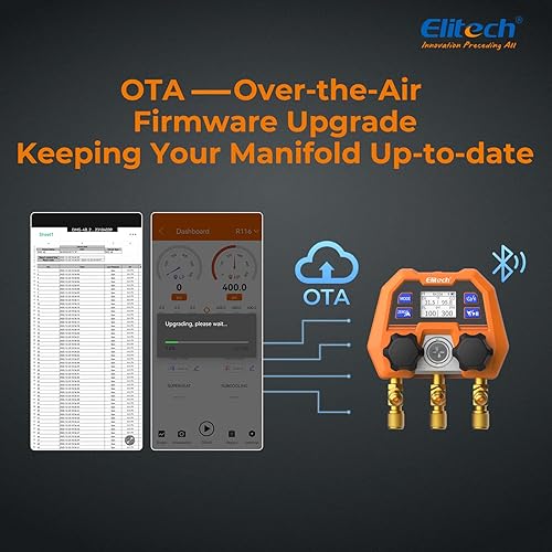 Miniatura 3 de Elitech Manómetro digital inteligente con mangueras, medidor de presión tradicional subverso, DMG-4B