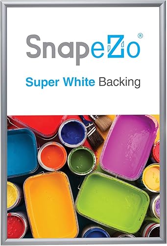 SnapeZo - Marco de aluminio de 1.2 pulgadas para póster, marco de carga frontal, montaje en pared, serie premium