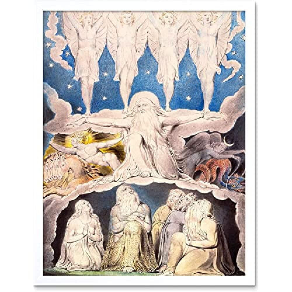 William Blake When The Morning Stars Sang Together Unframed Wall Art Print Poster Home Decor Premium