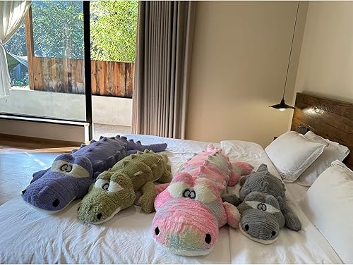 Miniatura 9 de Hofun4U Alligator Plush Pillow, 61 inch Alligator Stuffed Animal, Home Decoration Christmas Valentines Birthday Gift for Boys Girls Adults Kids