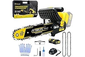 10-Inch Battery-Powered Chainsaw: The Ultimate Cordless Woodcutting Solution