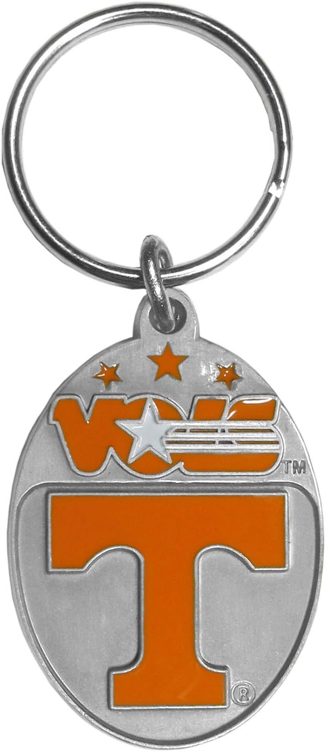 NCAA Carved Metal Key Chain