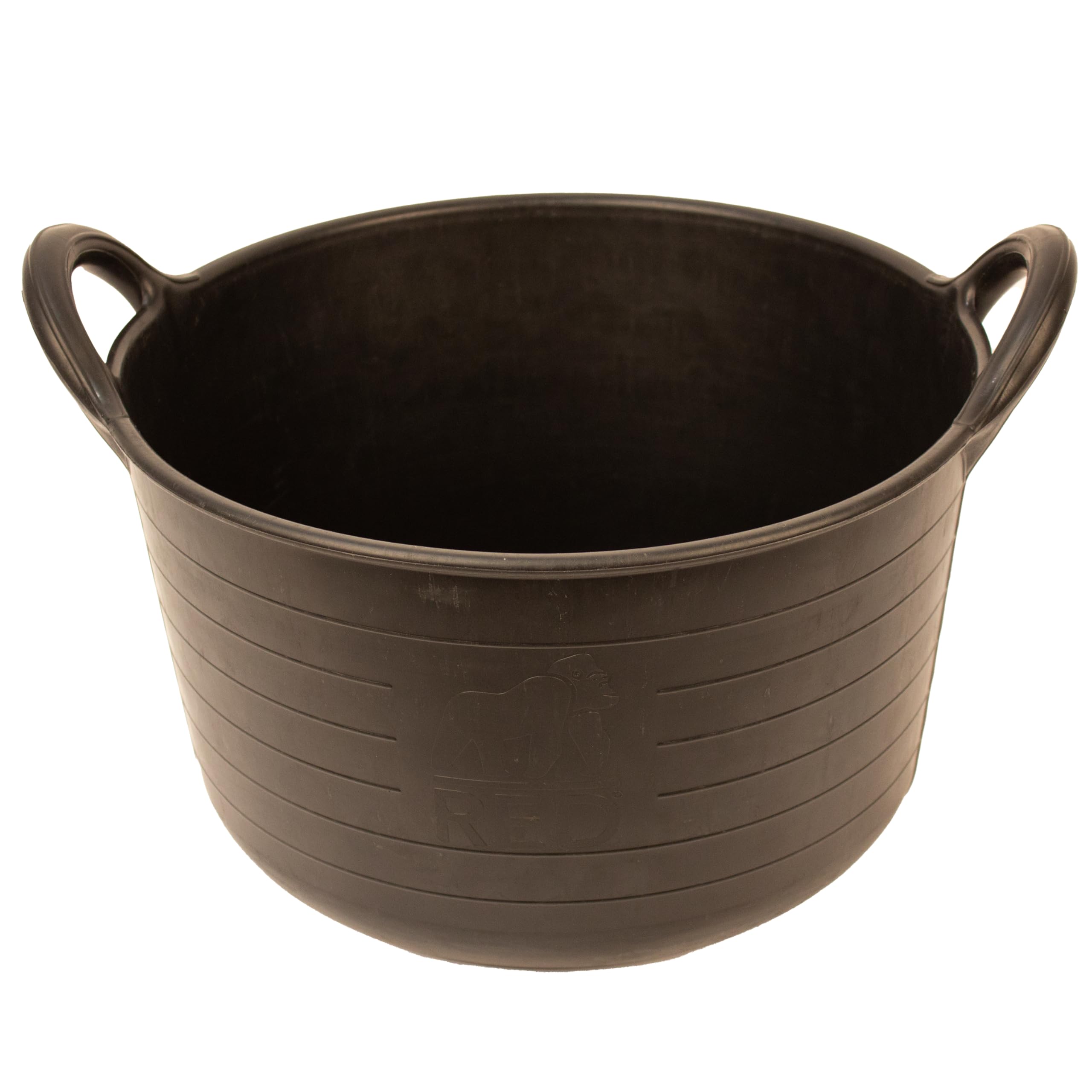 B&Q - Red GorillaRubber Type C2Heavy-Duty Flexible Rubber Utility Tub For SiteGarden & Yard Use