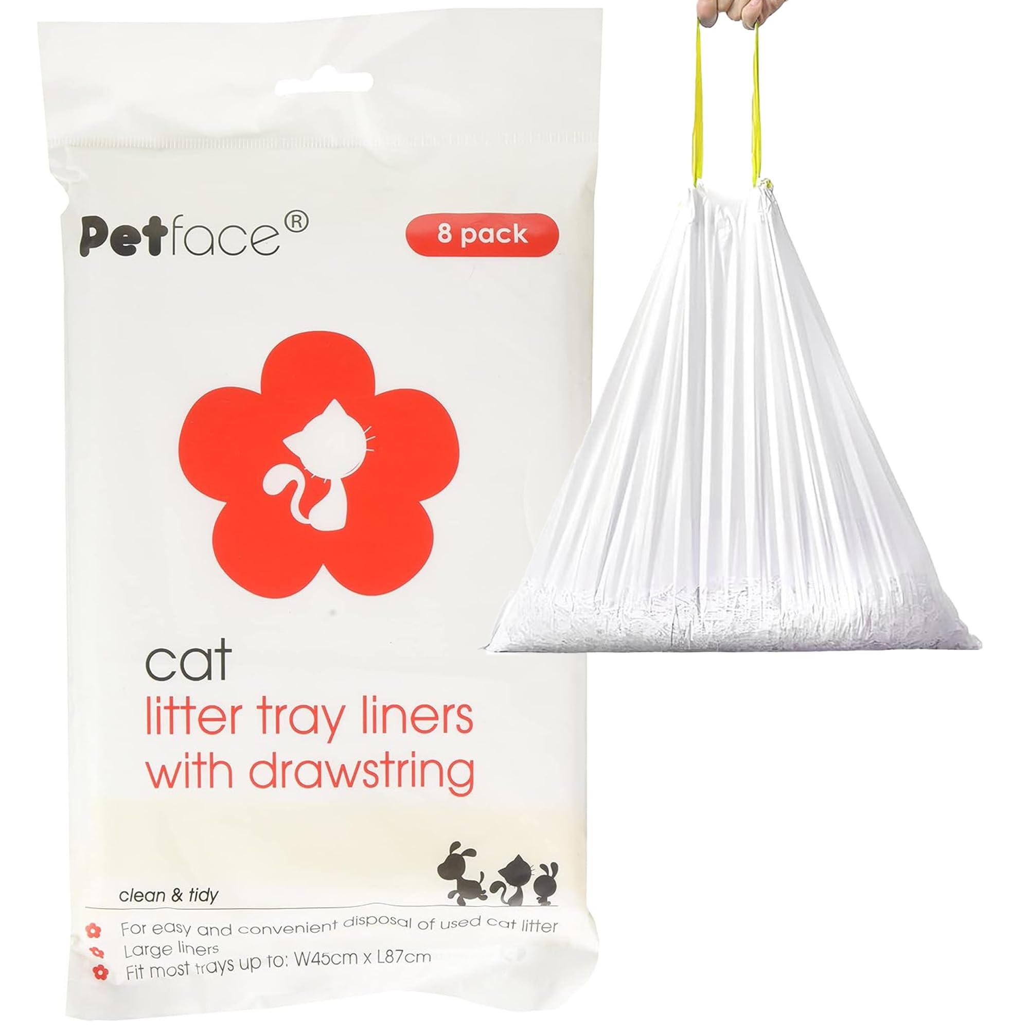 Petface Cat Litter Tray Drawstring Liners8 Large Liners from B&Q