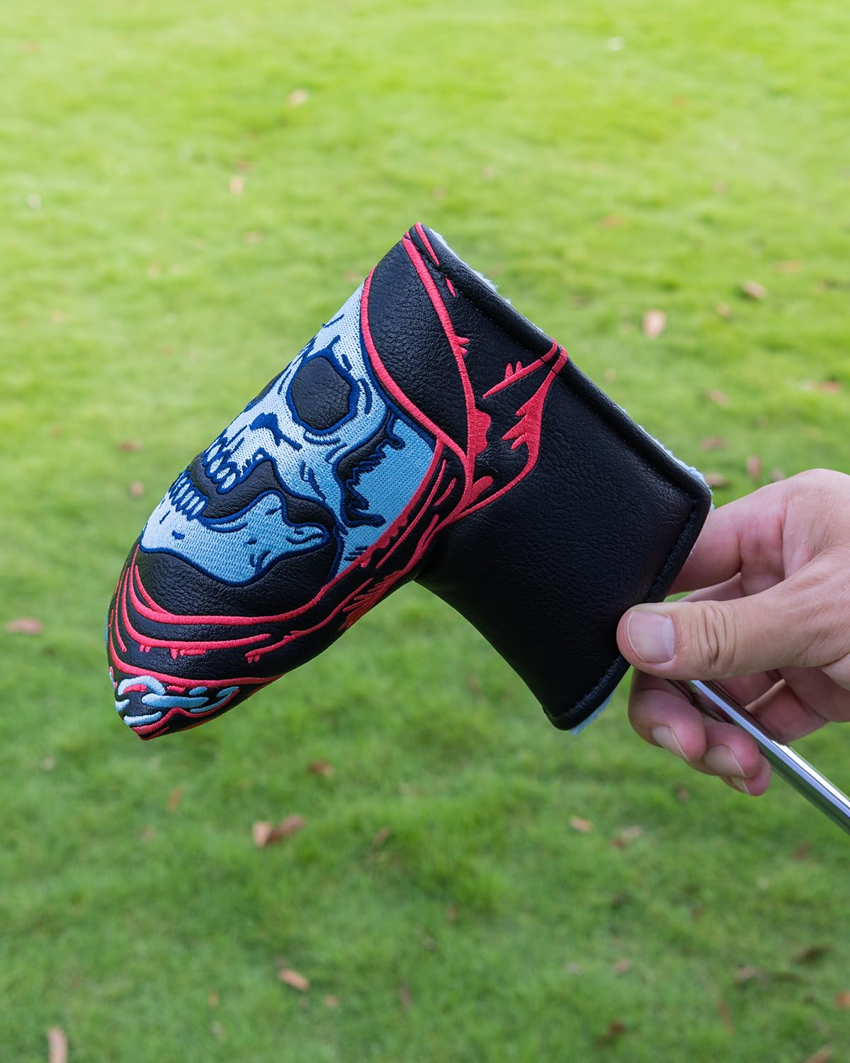 Fundas para cabeza de palo de golf, 1 funda para cabeza de palo de golf para maderas, piel sintética con bordado avanzado para la mayoría de las marcas