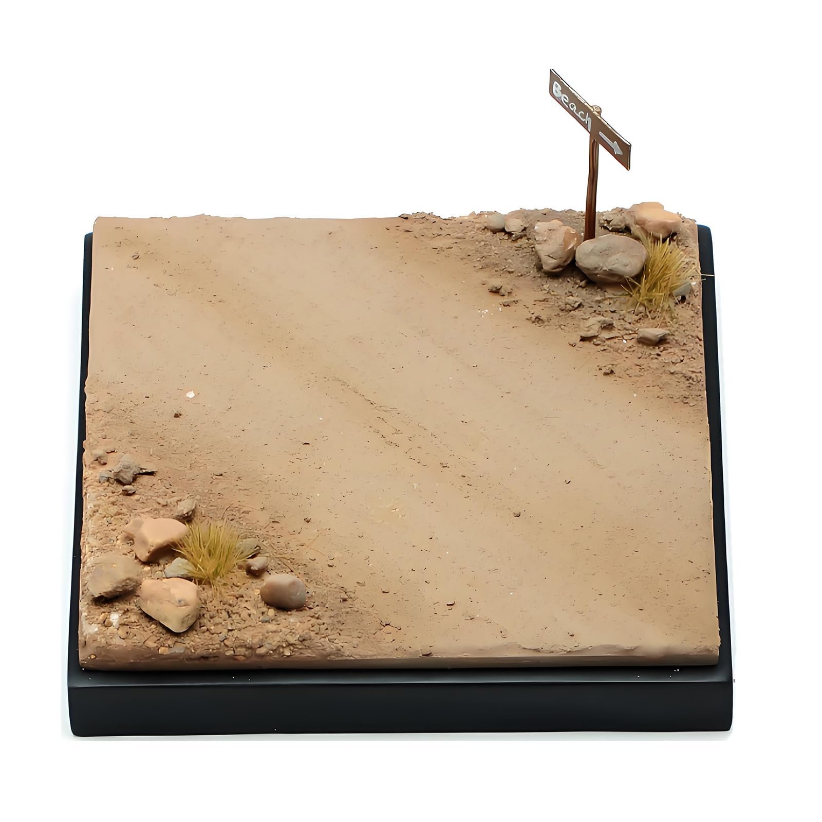 Msioytog 1: 64 Scale Miniature Resin Display Base Colorful Simulation Scene Square Platform for Dioramas Decors and Collectors Collectible Display Base