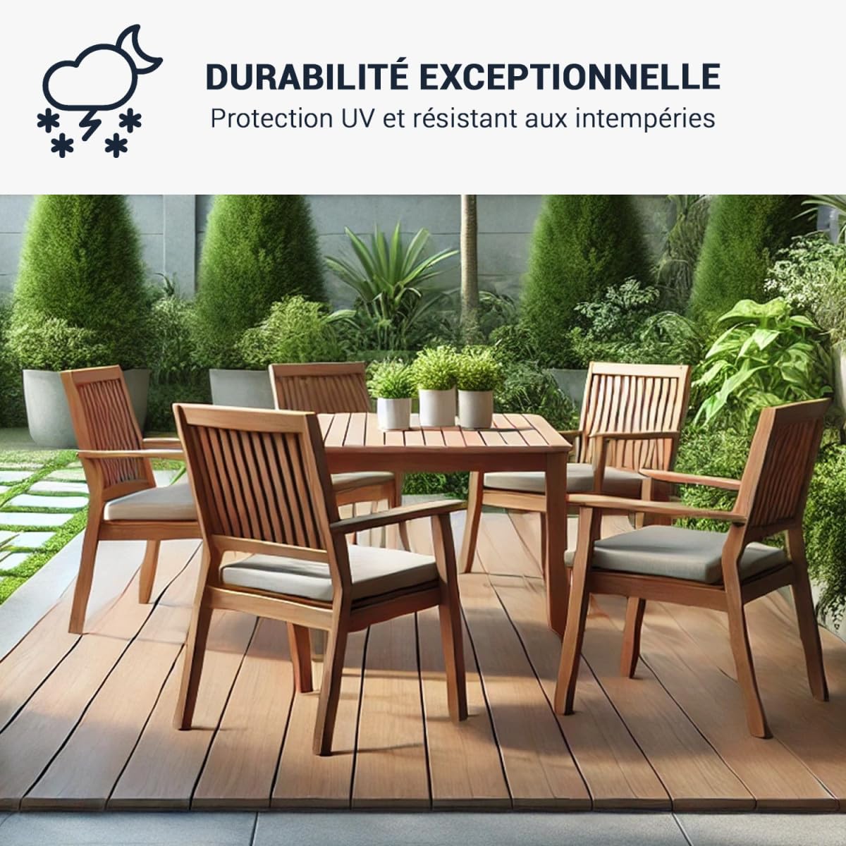 Lasure Bois Extérieur et Intérieur - Protection Bois Longue Durée Hydrofuge Anti-UV - Idéale Terrasse, Bardage, Chalet et Mobilier Bois - 1 L Chêne clair - ARCANE INDUSTRIES