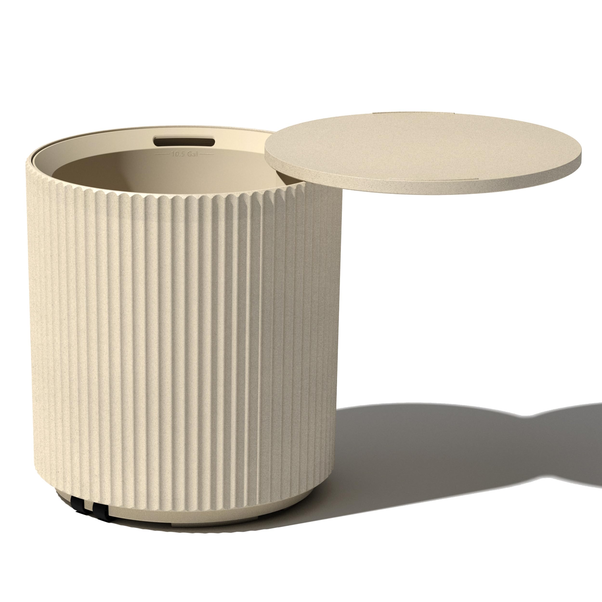 Veradek Outdoor Cooler Side Table - 2 in 1 - Designed for use as Outdoor Side Table, Patio Decor and Ice Chest