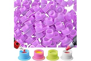 200-Count Disposable Silicone Tattoo Ink Caps