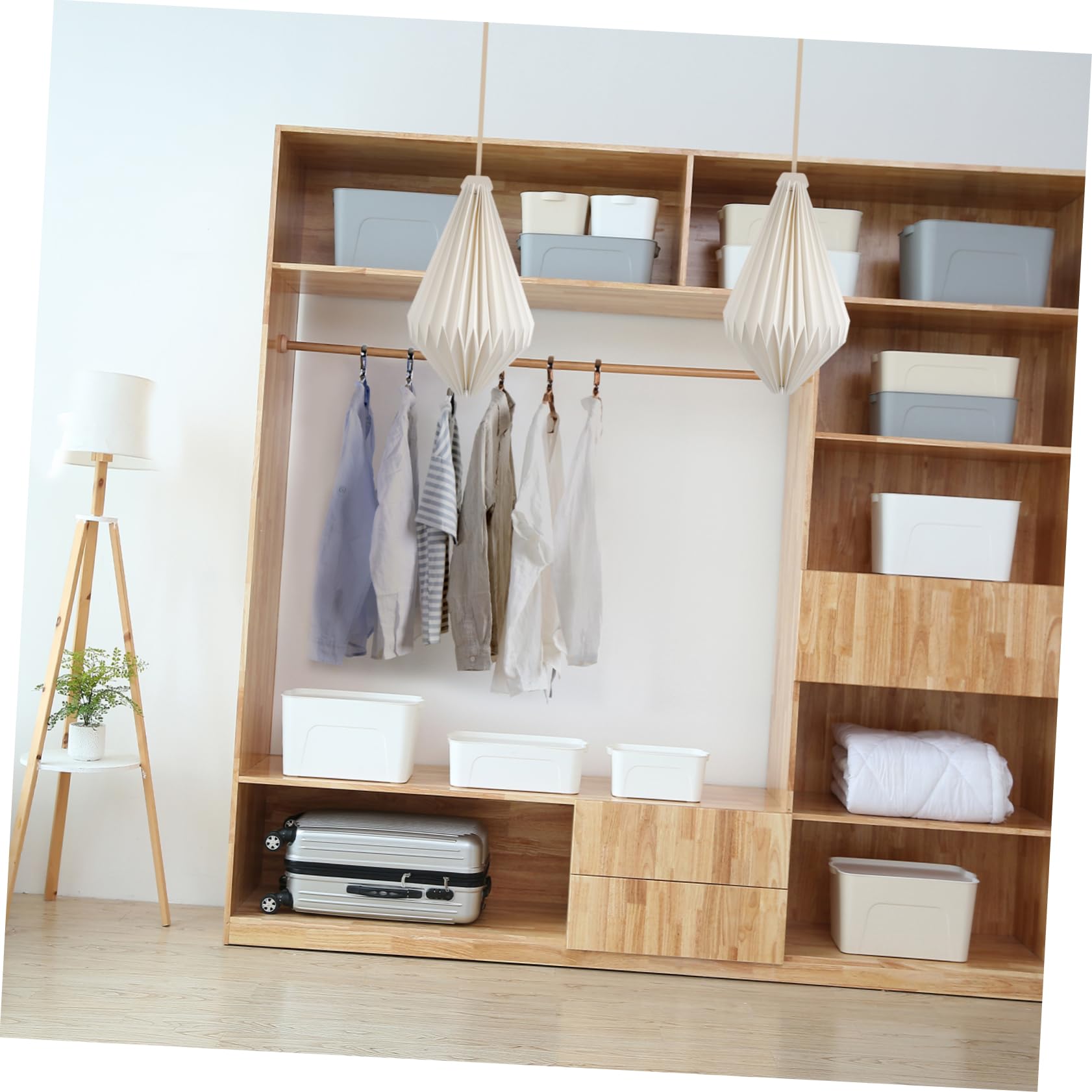 HOMSFOU 2pezzi Lampada Sospensione Origami Paralume Decorativo Per Chandelier e Illuminazione Domestica Materiale Sicuro e Inodore Stile Creativo Per Soggiorno e Ristoranti