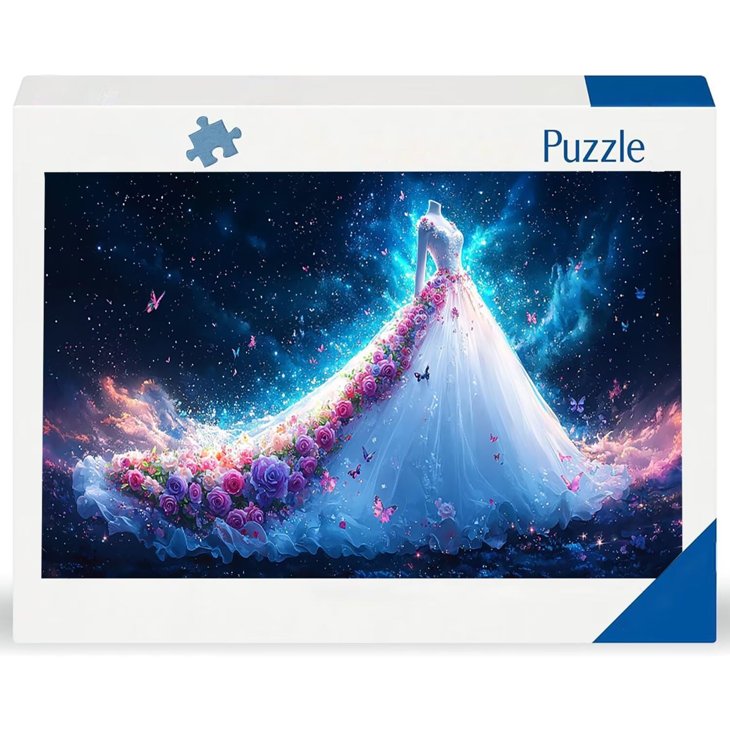 Puzzle para Adultos 1692 Piezas, Vestido de novia de ensueño Puzzle, Difícil, Desafiante, Rompecabezas Encajan Perfectamente, Letras en la Parte Posterior, Regalo para Personas Mayores (179x31cm) v709
