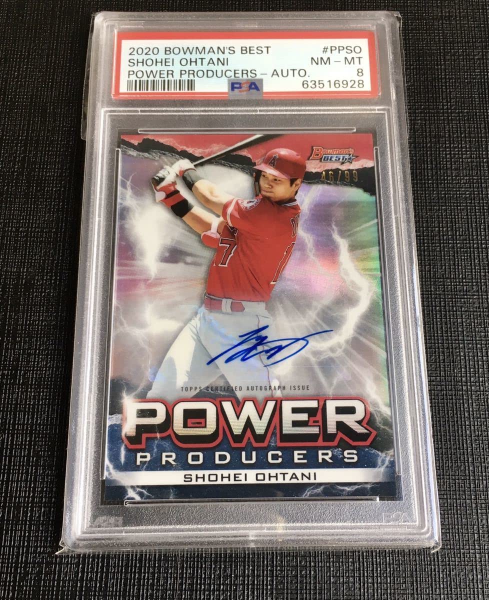 Amazon.co.jp: PSA8 99枚限定 大谷翔平 直筆サインカード Auto SHOHEI 