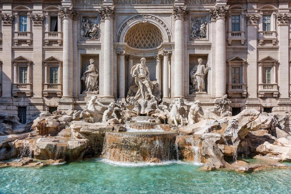 Amazon.com: Fountain of Trevi Rome Italy Photo Photograph Cool