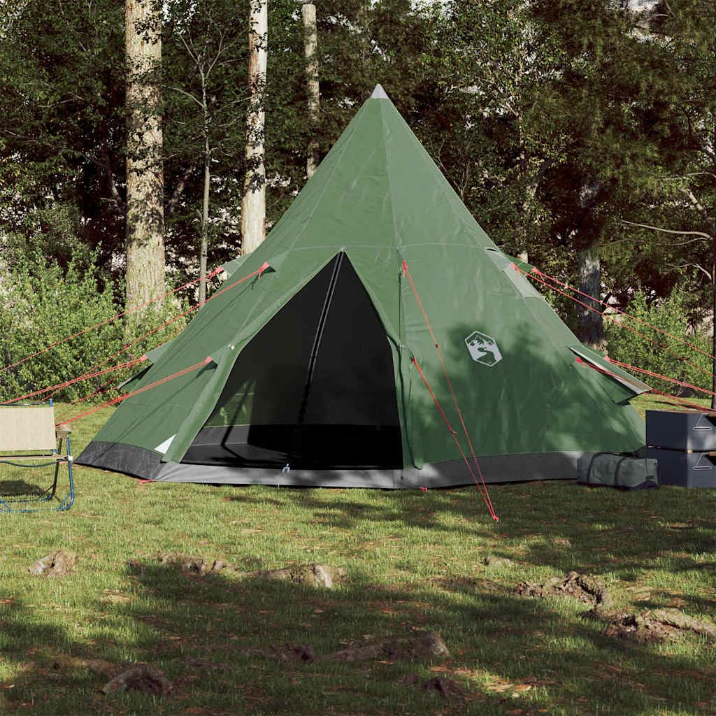 Tipi namiot kempingowy dla osób, pomarańczowy, wodoszczelny, z przyłączem E, lekki namiot poliestrowy z moskitierą, wiatroszczelny i kompaktowy, do trekkingu, na zewnątrz, festiwal, kemping i