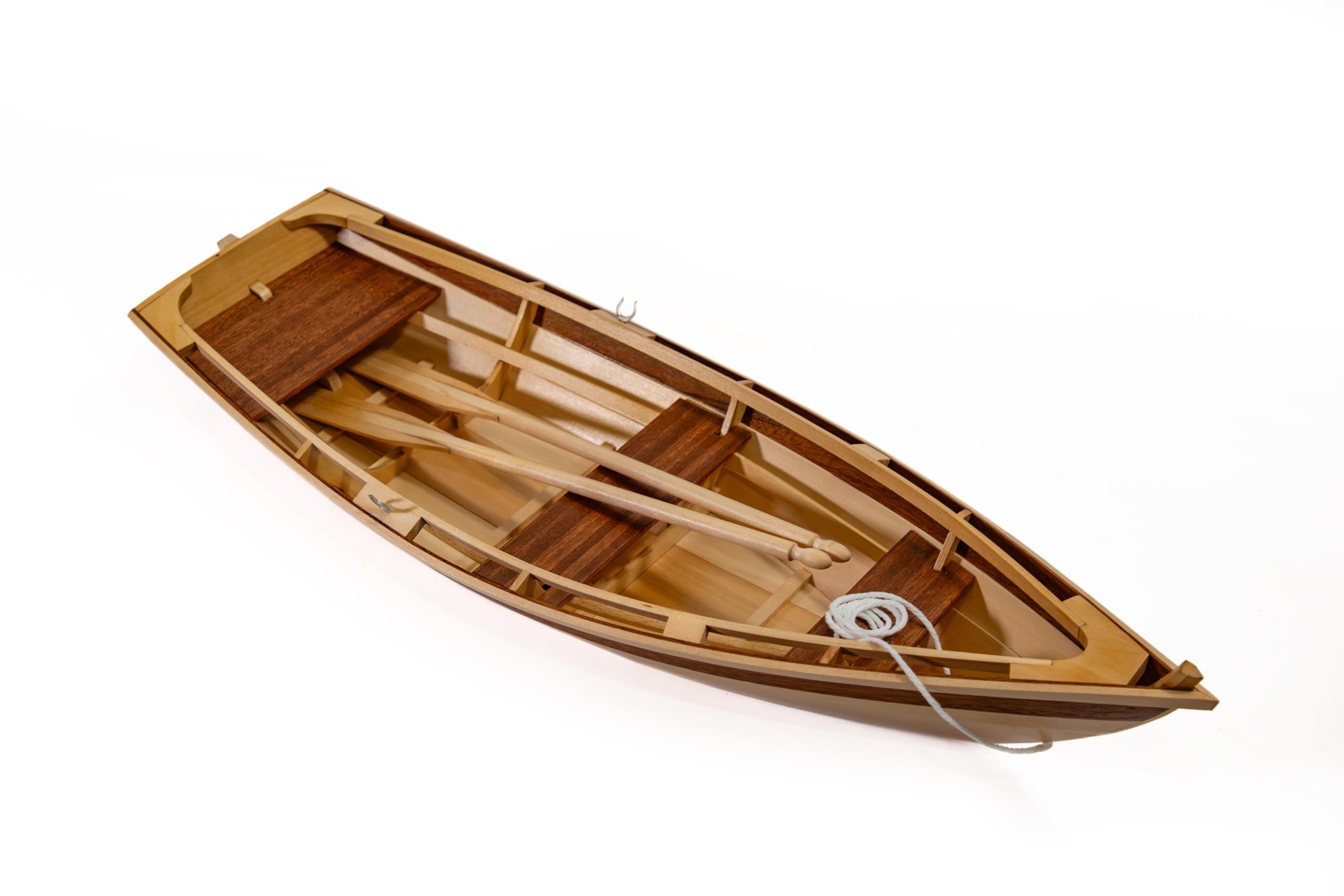 Midwest Big Rowing Dinghy 1:6 - Kit di costruzione in legno per adulti, fai da te in legno da assemblare, lunghezza 50,8 cm