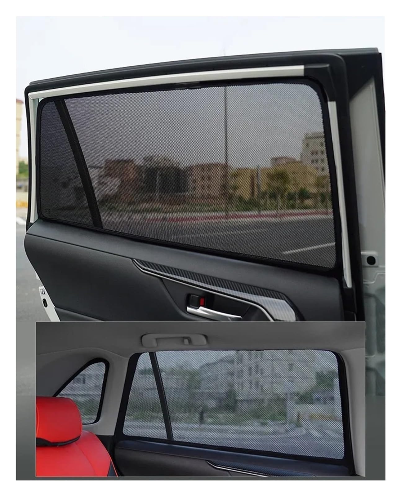 Parasole Per Hummer EV 2024+ – Set Da 5 Pezzi: 4 Per Tetto + 1 Per Parabrezza, Protezione UV - 3