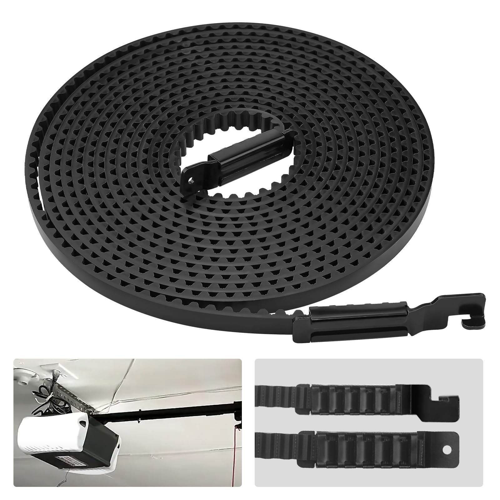 Garage Door Drive Belt(237"), 41A5250 Whisper Drive Belt for 7ft High Garage Doors, Compatible with Chamberlain/Craftsman/Some Liftmaster Garage Door Openers