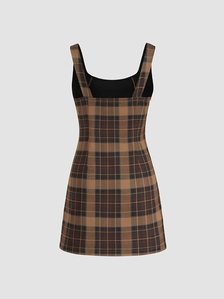 ワンピース S size Karen check mini dress Karen check mini dress color beige size s/m ¥17600-tax in gray