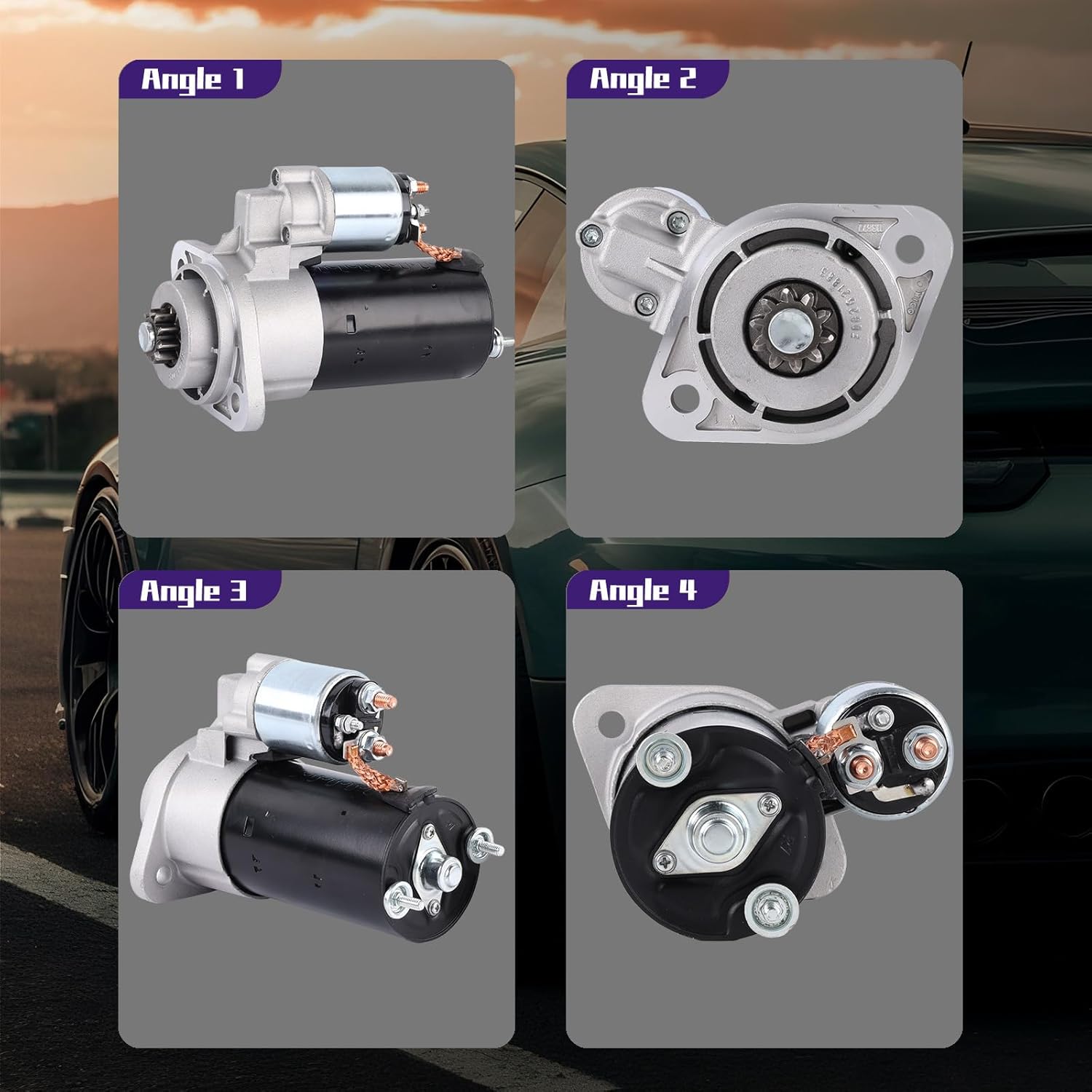 Starter Compatible with John Deere Tractor 5045D 5045E 5055E 5065E 5075E 2008 2009 2010 2011 2012 2013 2014 Replace F-002-G20-658, RE533976, 19331, BF002G20658 Ulitity Tractor 2.9L 3 Cyliners