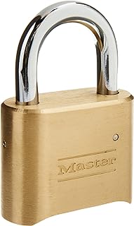 Master Lock Padlock, Set Your Own Combination Lock, 2 in. Wide, 175D (Pack of 4)