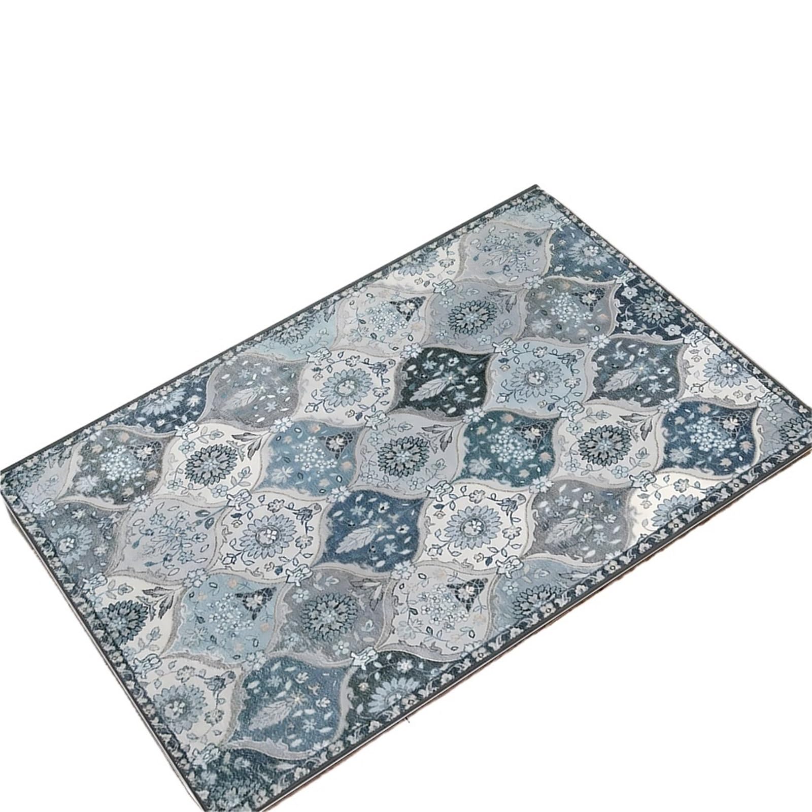 Tapis vintage lavable en machine, textile de sol léger 160x230