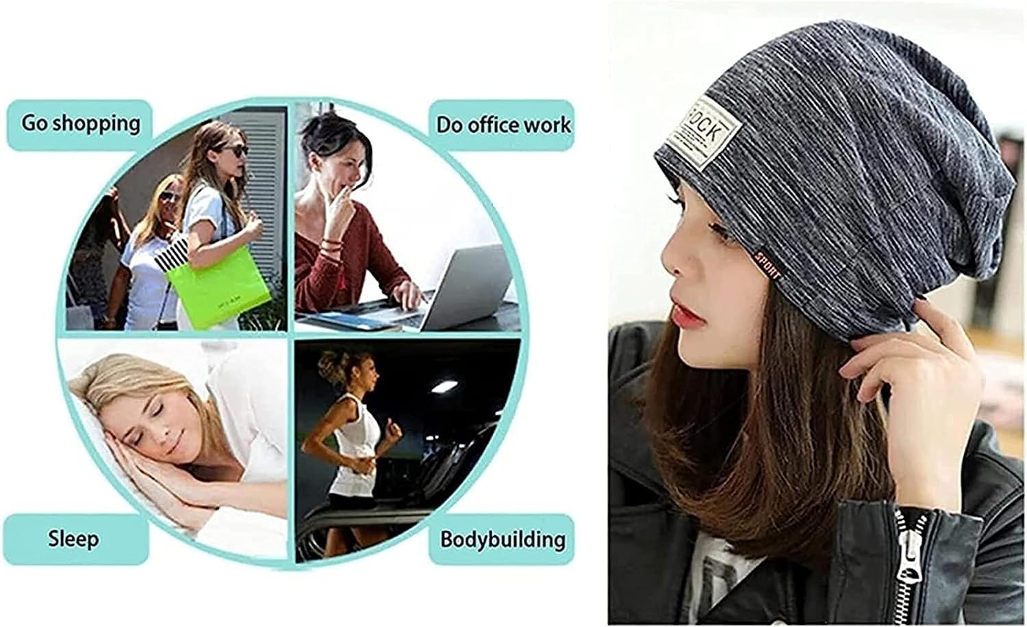 AMUCK Gorra de protección EMF, gorra Faraday unisex, gorra elástica con bloqueo de radiación de microondas, rosso, Talla única