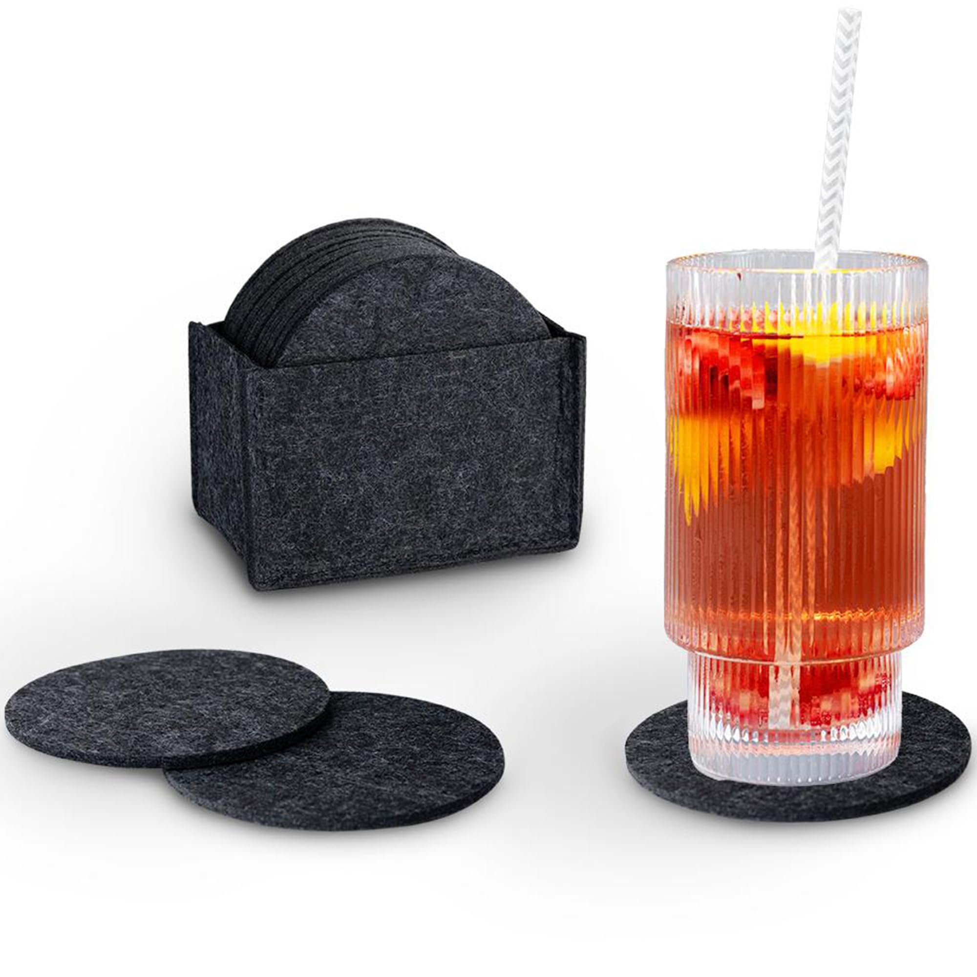 Accessorio Tavola Bevande Calde Fredde BBWELL6 Pezzi Sottobicchieri In Legno, Tazza Sottobicchieri Per Bevande Porta Tazzine Da Caffè