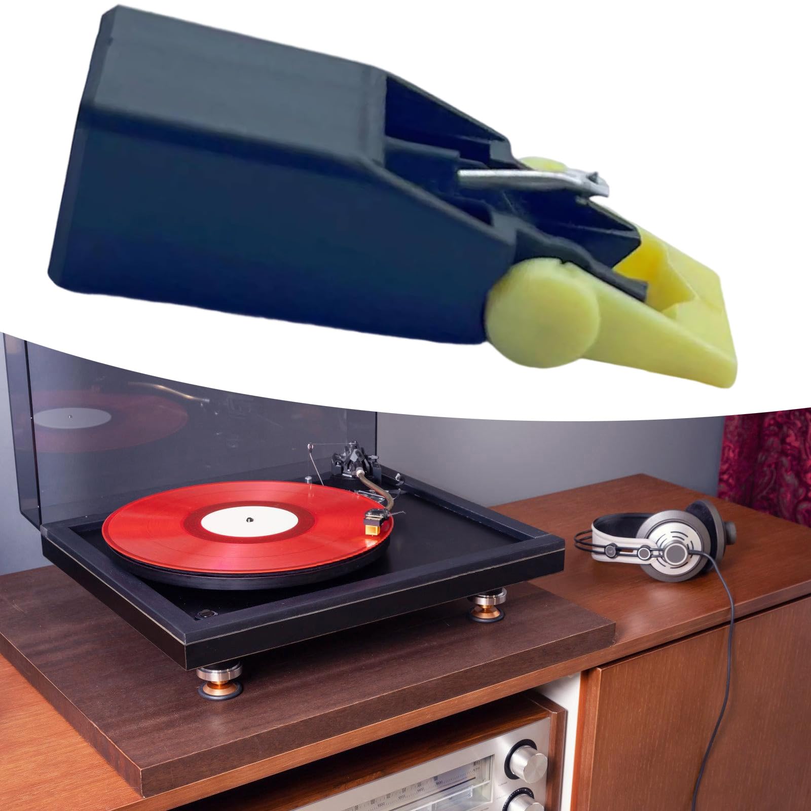 Aguja giratoria de repuesto para tocadiscos Gp330 331 350 351 D74 75Y M100 fácil