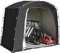 Portable Bike Storage Tent Shed 81x39x65in - 210D Oxford PU4000 Waterproof for 2-4 Bikes, Motorcycles, Lawn Mowers, Tools
