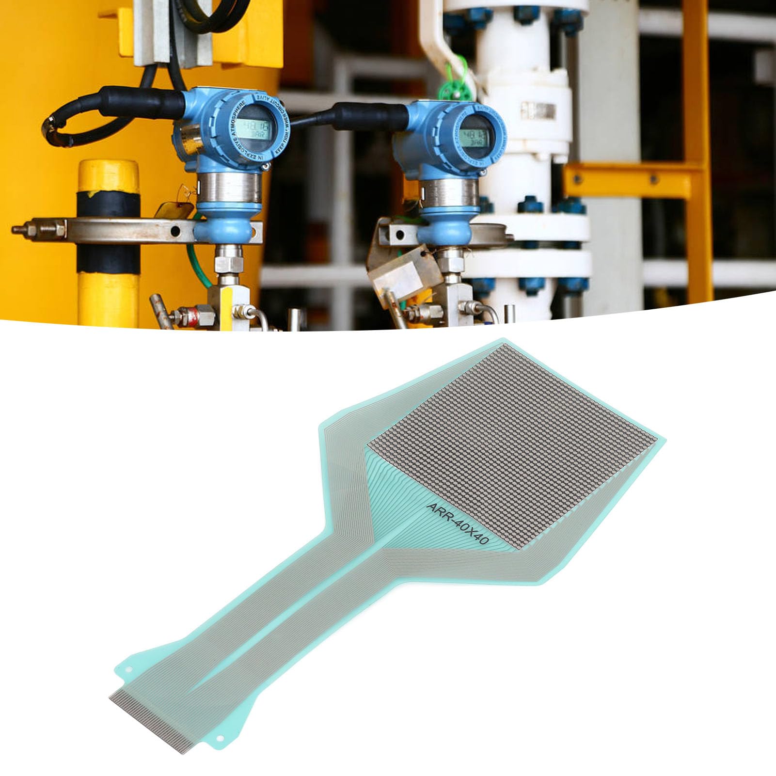 Sensore di pressione dell'array 40x40 Sensore di pressione piezoresistenti ad alta densità con risposta rapi per robotica e dispositivi medici Film di poliestere di 0,2 mm di