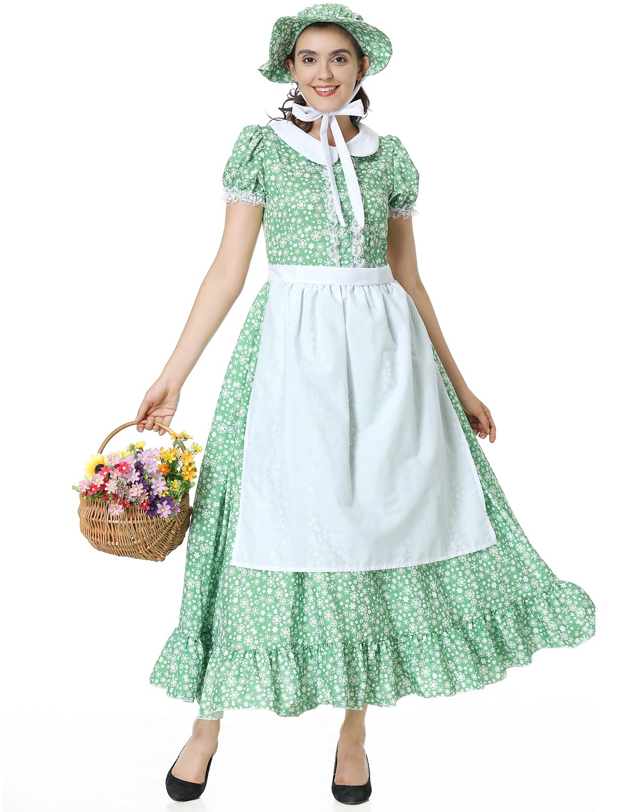 Costume da cameriera blu anni '50 da donna