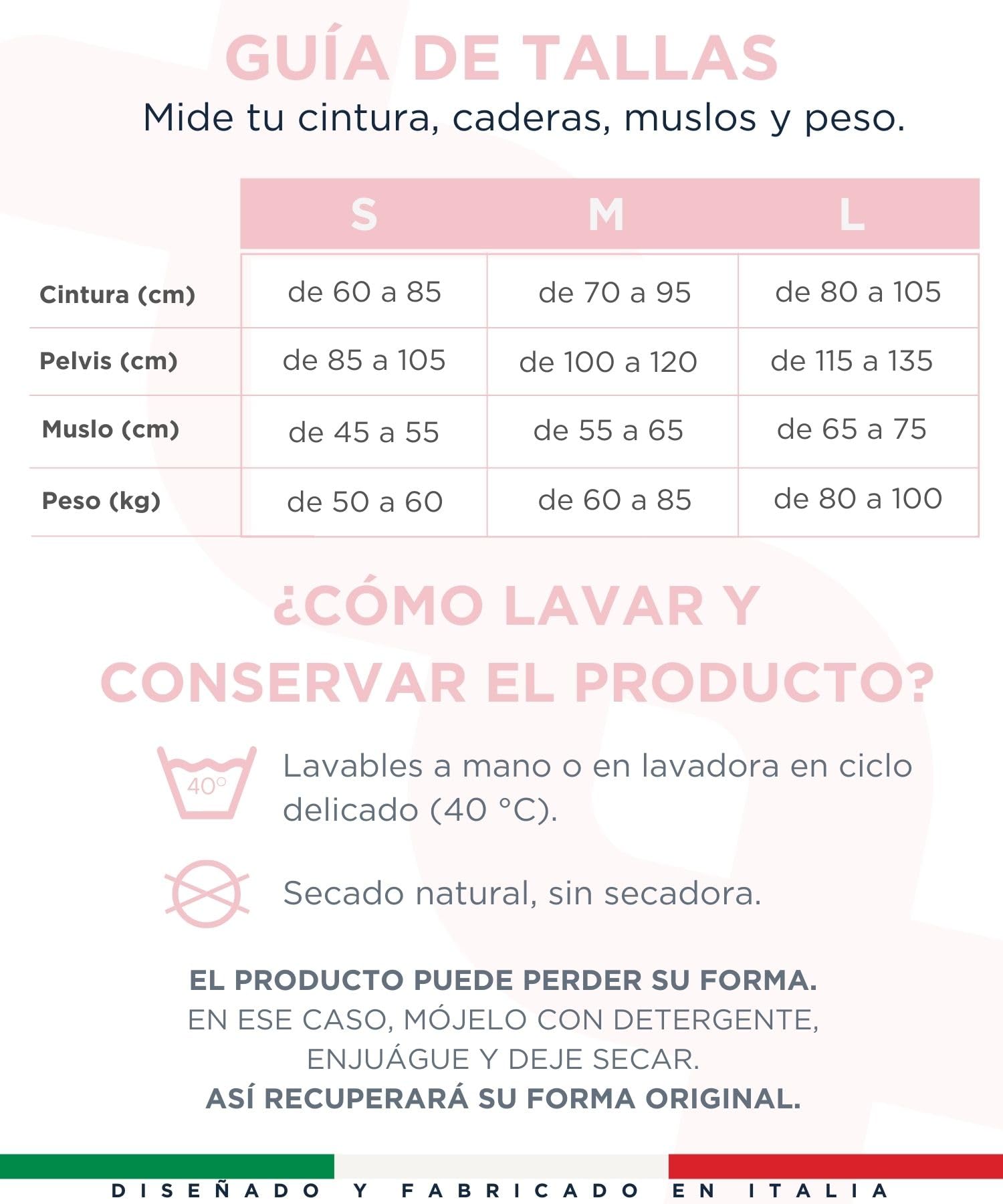Leggins Anticeluliticos Mujer Electro Magnetoterapia - Mallas Mujer Drenante, Leggins Compresion Circulacion, Dispositivo Médico Deducible - Made in Italy